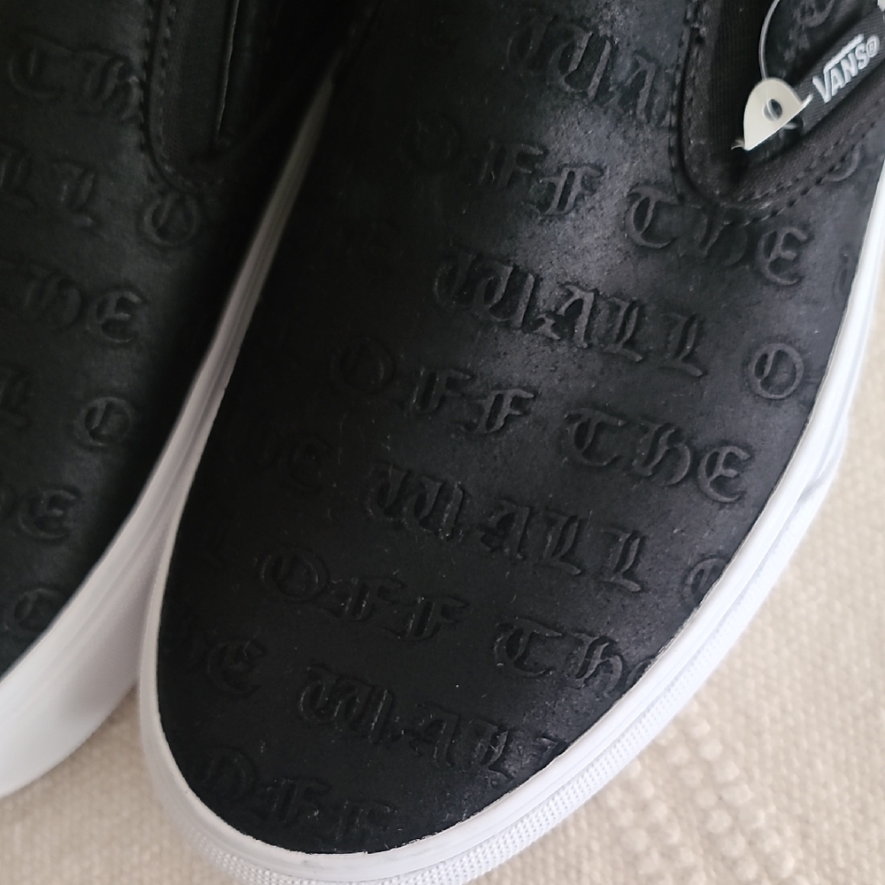Vans Leather Black Slip-On Sneakers - Picture 4 of 8